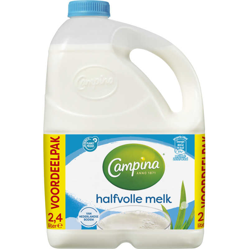 Een afbeelding van Campina Halfvolle melk voordeelpak