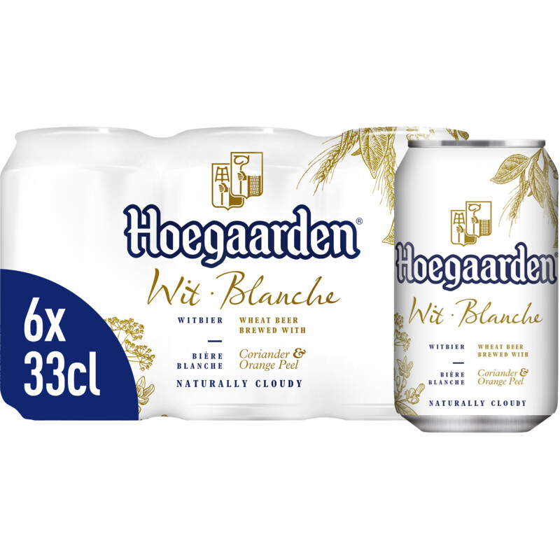Een afbeelding van Hoegaarden Wit belgisch bier 6-pack