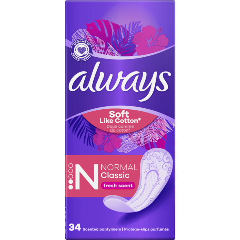 Een afbeelding van Always Dailies soft like cotton inlegkruisjes