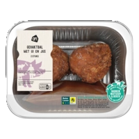 AH Gehaktbal met ui en jus