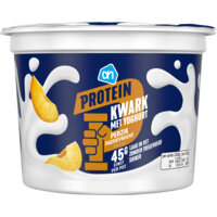Een afbeelding van AH Protein kwark met yoghurt perzik
