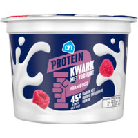 Een afbeelding van AH Protein kwark met yoghurt framboos