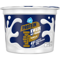 Een afbeelding van AH Protein kwark met yoghurt vanillesmaak