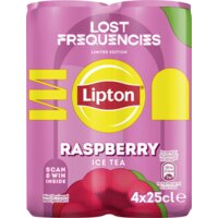 Een afbeelding van Lipton Ice tea raspberry 4-pack