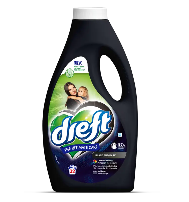 Dreft Wasmiddel zwart & donker vloeibaar bel