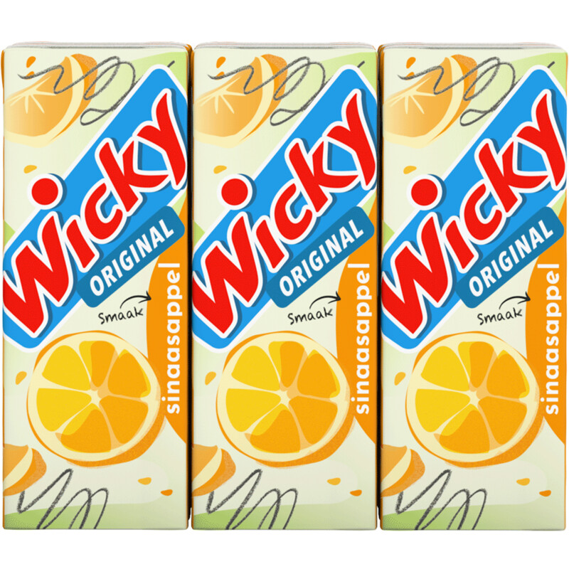 Een afbeelding van Wicky Sinaasappel 6-pack