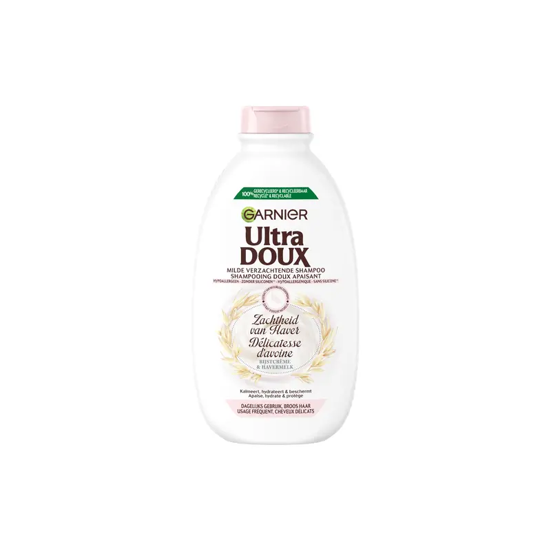 Ultra Doux Shampoo zachtheid van haver bel
