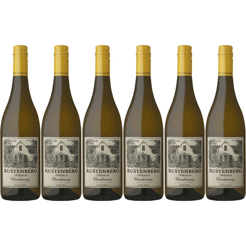 Een afbeelding van Rustenberg Stellenbosch chardonnay 6 flessen