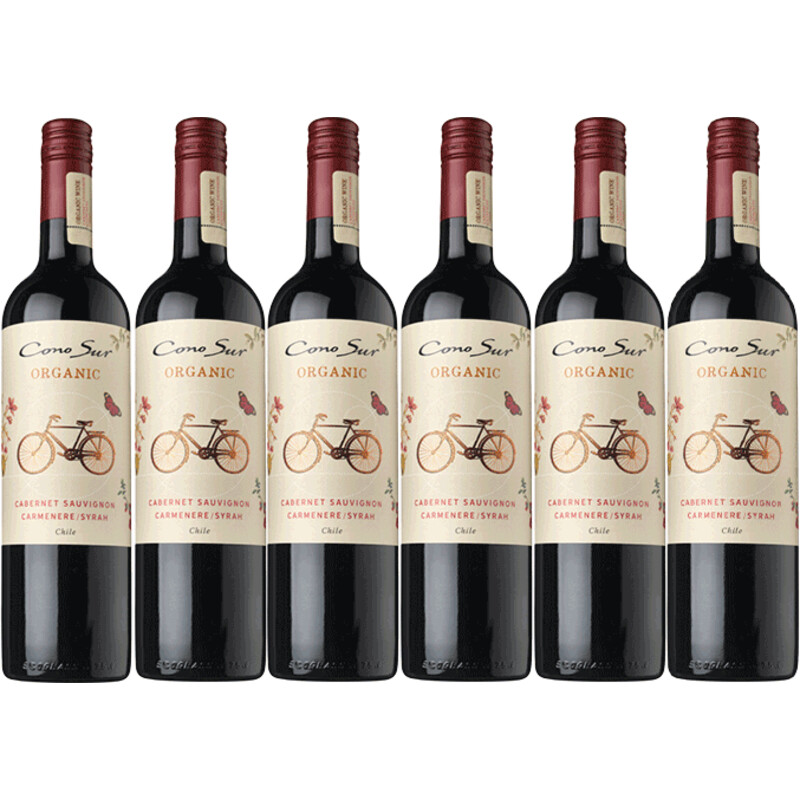Een afbeelding van Cono Sur Cabernet sauvignon syrah bio 6 flessen