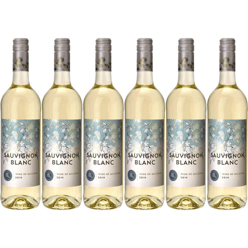 Een afbeelding van Sauvignon Moldavie Sauvignon blanc 6 stuks