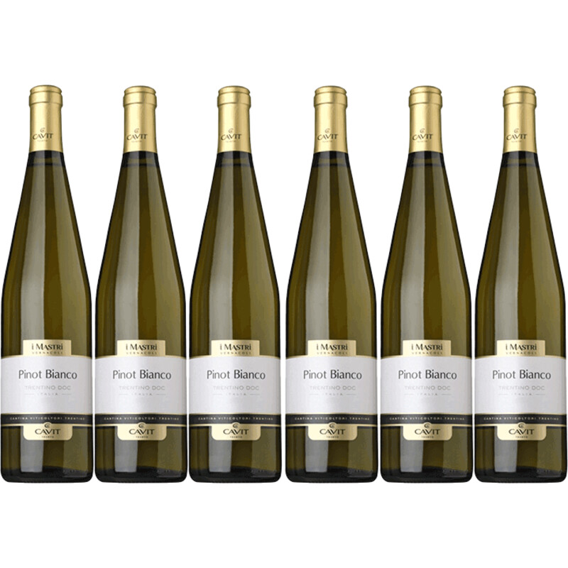Een afbeelding van Mastri Vernacoli Pinot bianco 6 stuks