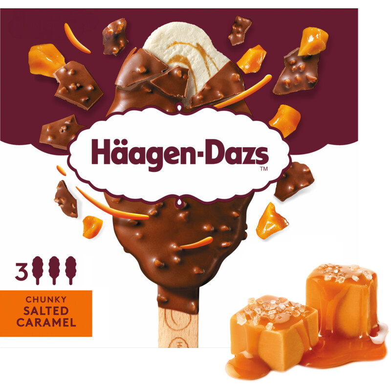 Een afbeelding van Häagen-Dazs Chunky salted caramel