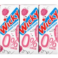 Een afbeelding van Wicky Framboos 0% suiker 6-pack