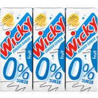 Een afbeelding van Wicky Fruit 0% suiker 6-pack