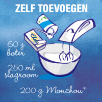Een afbeelding van Dr. Oetker Monchou taart naturel bakmix