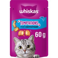 Een afbeelding van Whiskas Temptations zalm kattensnacks