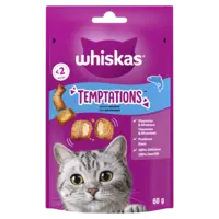 Whiskas Temptations zalm kattensnacks
