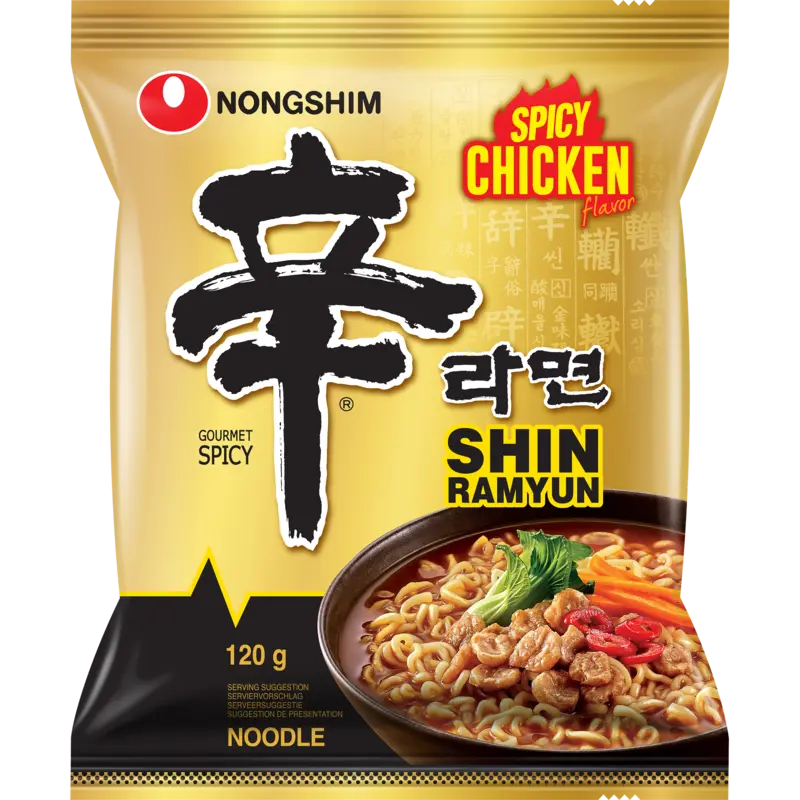 Shin ramyun spicy chicken noodles