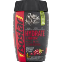 Een afbeelding van Isostar Hydrate & perform cranberry red fruit