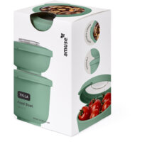 Afbeelding van Amuse Tylla bewaardozen 200ml + 500ml groen