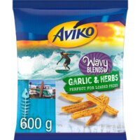 Een afbeelding van Aviko Wavy blends garlic & herbs