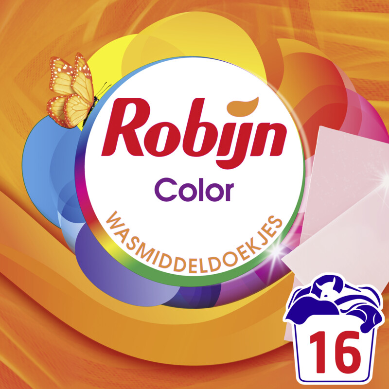 Een afbeelding van Robijn Wasmiddeldoekjes color