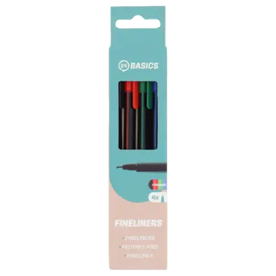 pdp-image-24Basics Fineliner set 4 kleuren