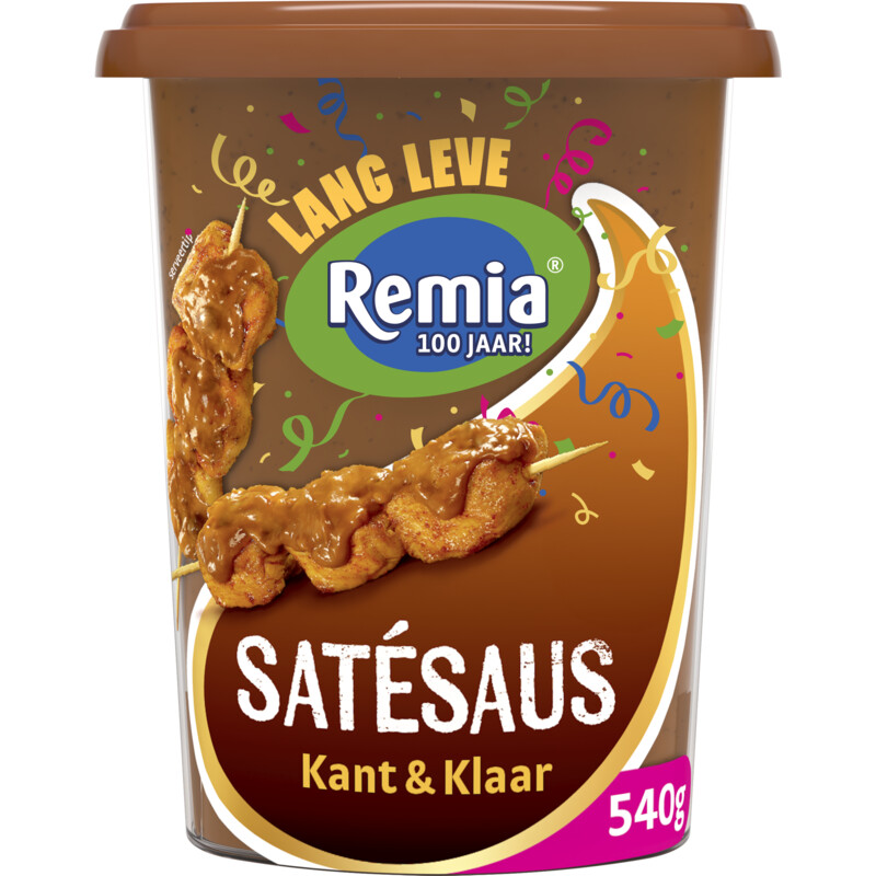 Een afbeelding van Remia Satésaus kant en klaar