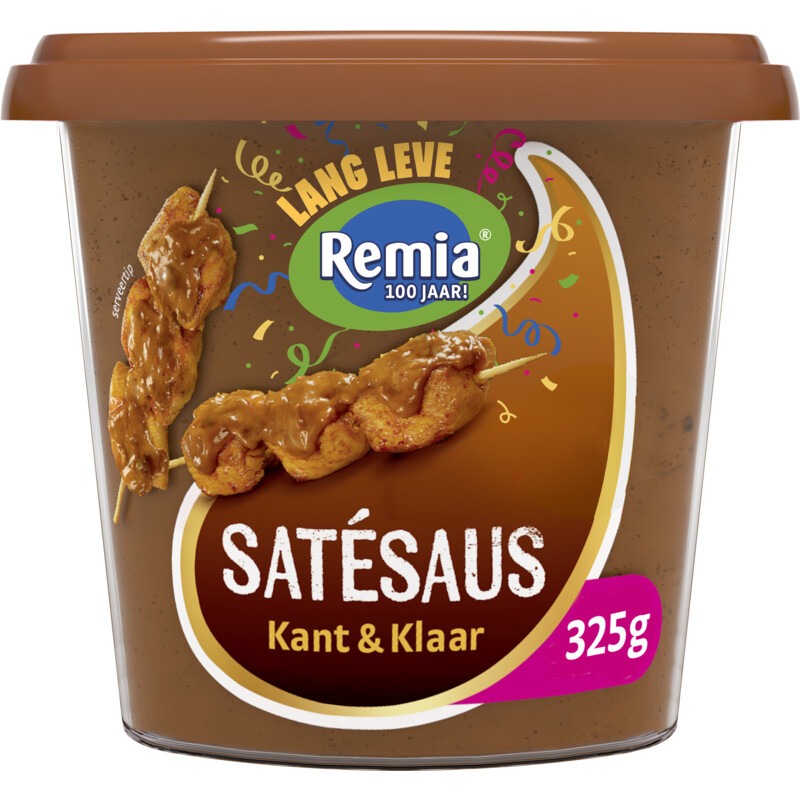 Een afbeelding van Remia Satésaus kant & klaar