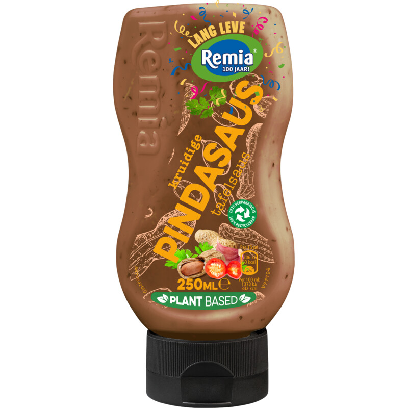 Een afbeelding van Remia Kruidige pindasaus tafelsaus