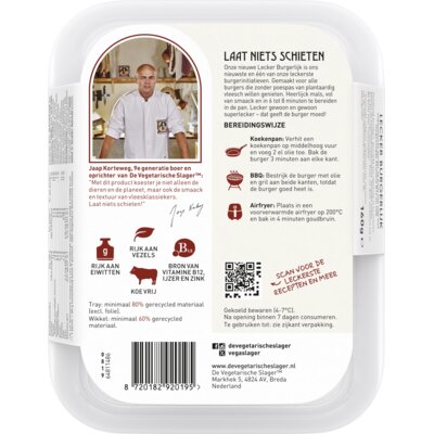 pdp-image-Vegetarische Slager Vegan lecker burgerlijk