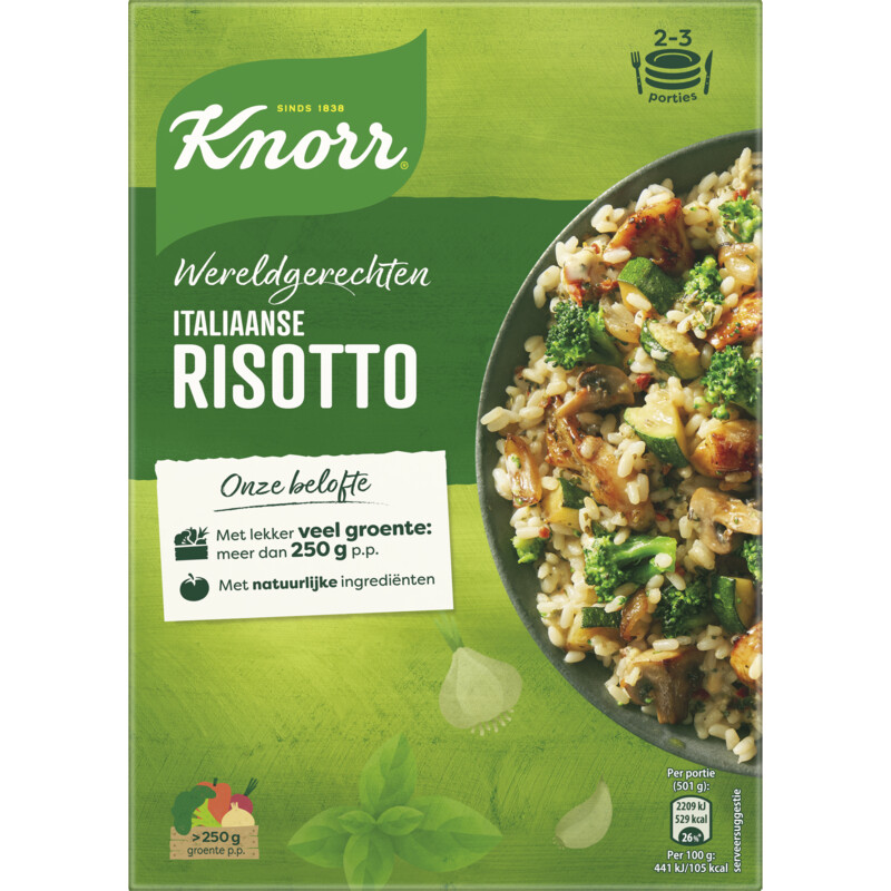 Een afbeelding van Knorr Wereldgerechten Italiaanse risotto