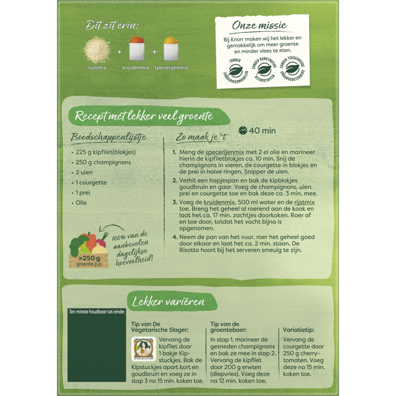 Een afbeelding van Knorr Wereldgerechten Italiaanse risotto