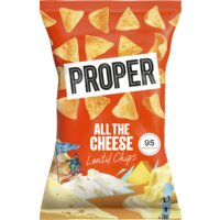 Een afbeelding van Proper All the cheese lentil chips