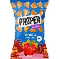 Een afbeelding van Proper Paprika lentil chips