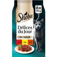 Een afbeelding van Sheba Délices du jour in saus traiteur