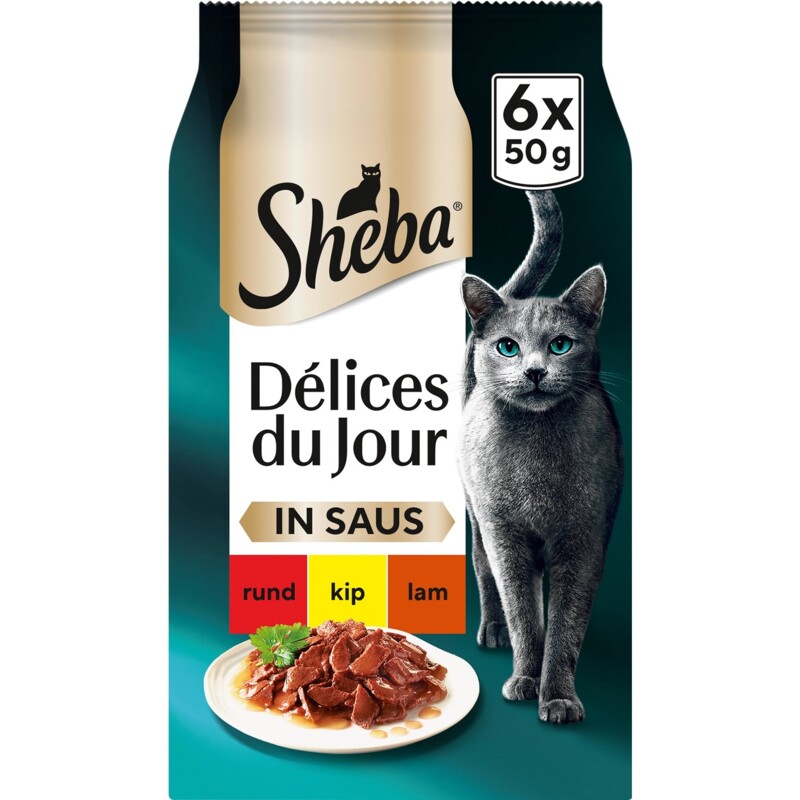 Een afbeelding van Sheba Délices du jour in saus traiteur