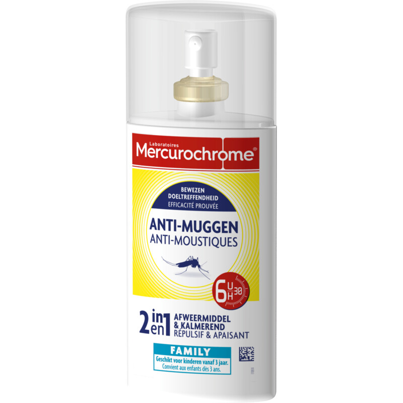 Mercurochrome Anti-muggen 2in1 afweer & kalmerend bel
