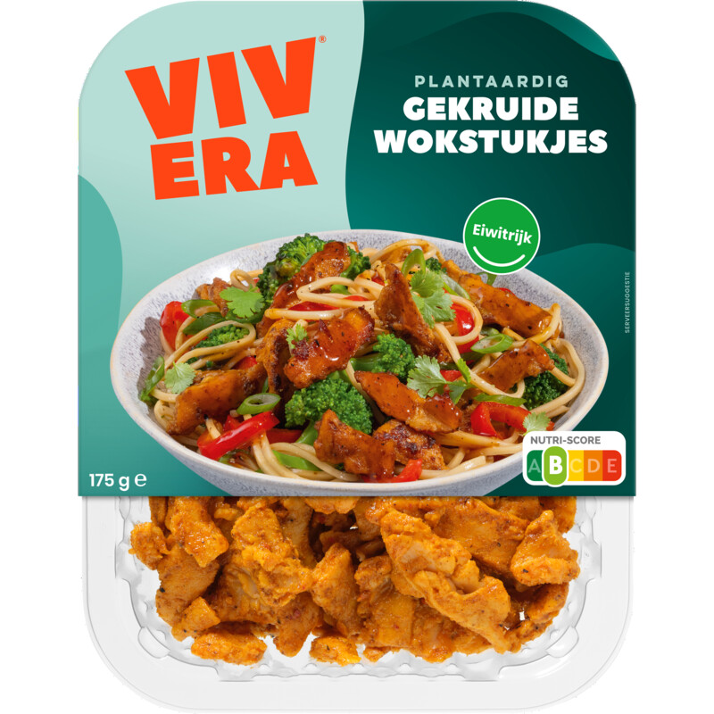 Een afbeelding van Vivera Plantaardige gekruide wokstukjes