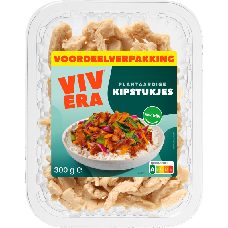 Een afbeelding van Vivera Plantaardige kipstukjes voordeelpak