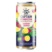 The Gutsy Captain Kombucha raspberry lemonade