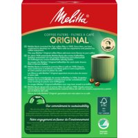 Een afbeelding van Melitta Original koffiefilters 102 bruin