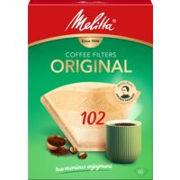 Een afbeelding van Melitta Original koffiefilters 102 bruin