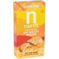 Een afbeelding van Nairn's Biscuit breaks oats ginger glutenvrij