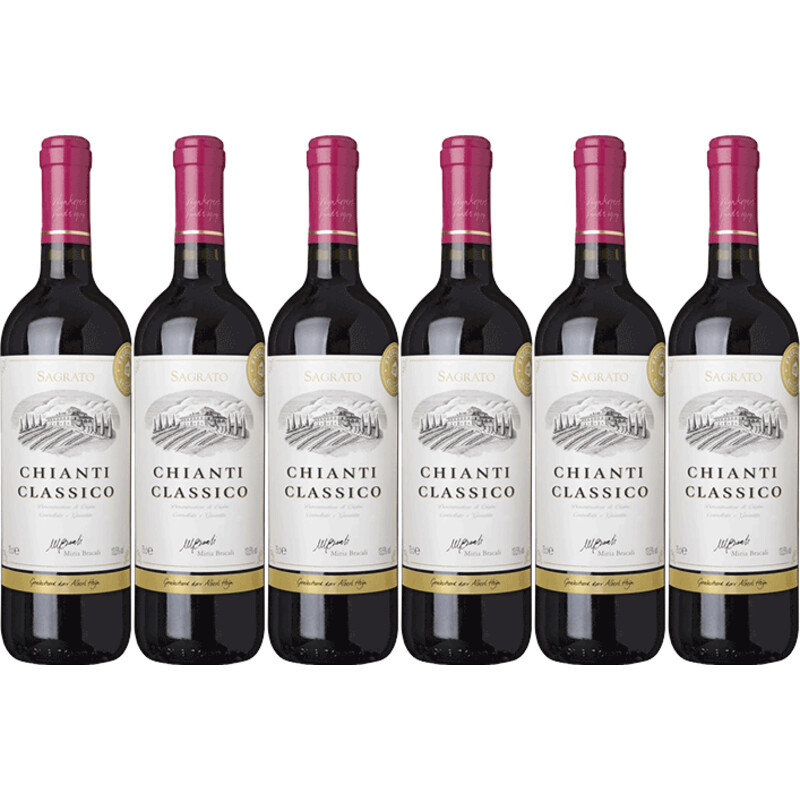 Een afbeelding van AH Excellent Selectie chianti classico 6 flessen