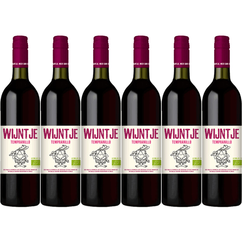 Een afbeelding van Wijntje Tempranillo bio 6 flessen