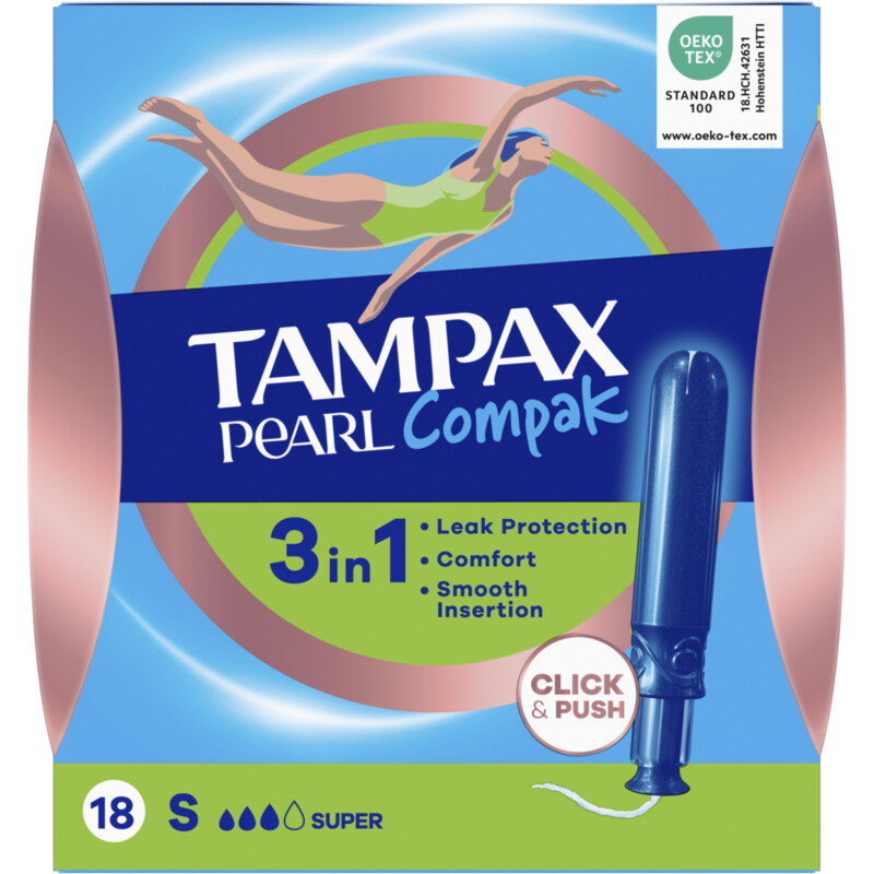 Een afbeelding van Tampax Tampons compak super