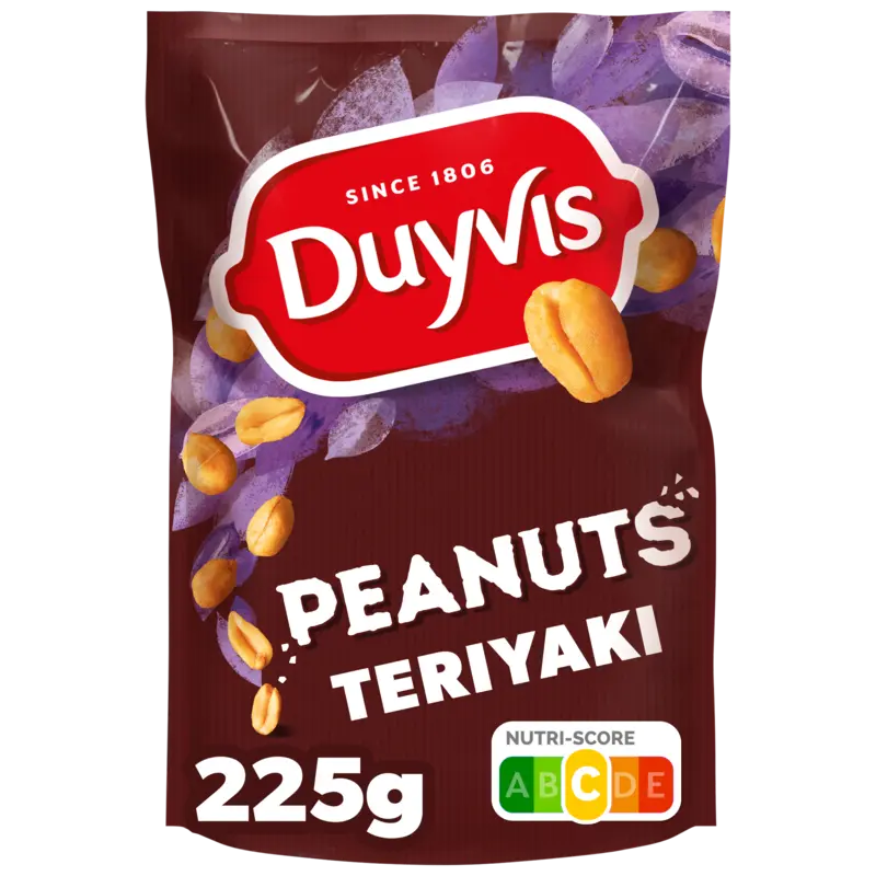 Duyvis Pinda's teriyaki gemarineerd