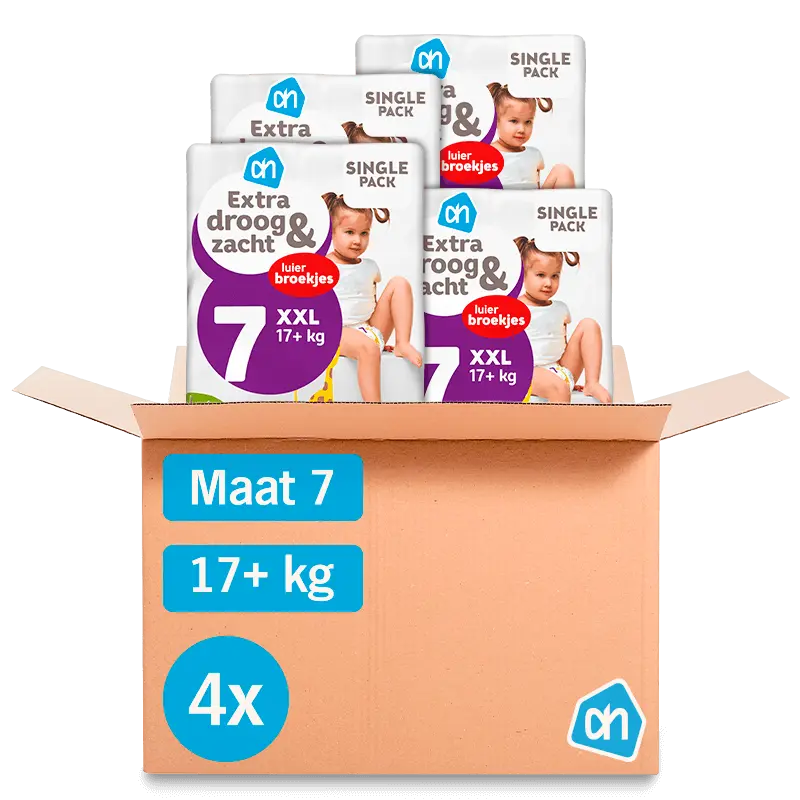 EDEZ luierbroekjes maat 7 4-pack