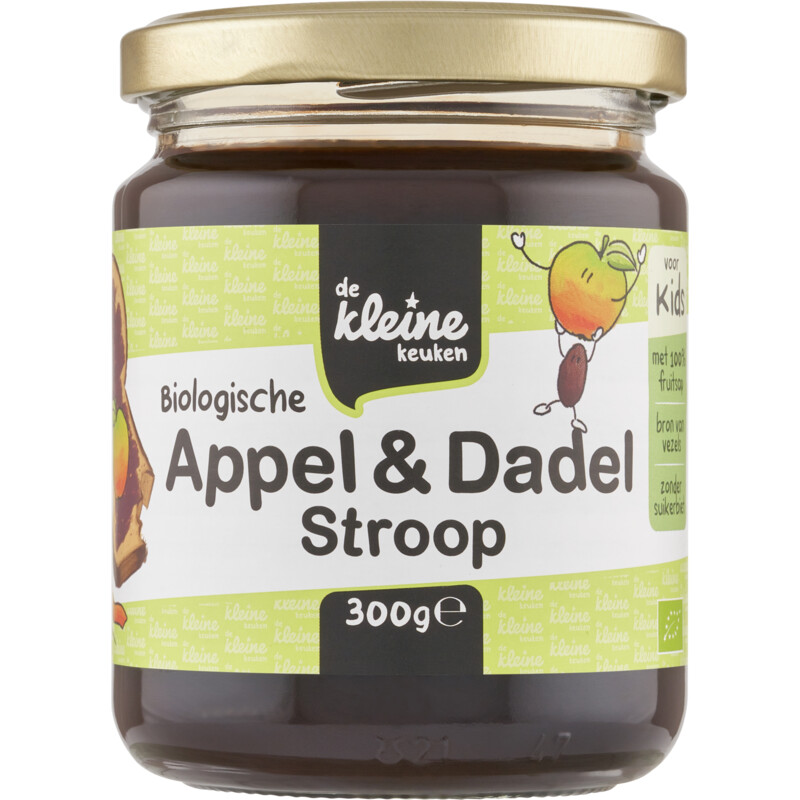 Een afbeelding van De Kleine Keuken Biologische appel & dadel stroop kids